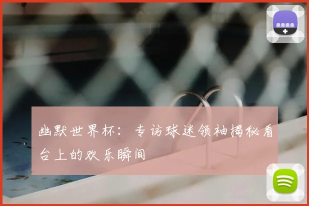 幽默世界杯：专访球迷领袖揭秘看台上的欢乐瞬间