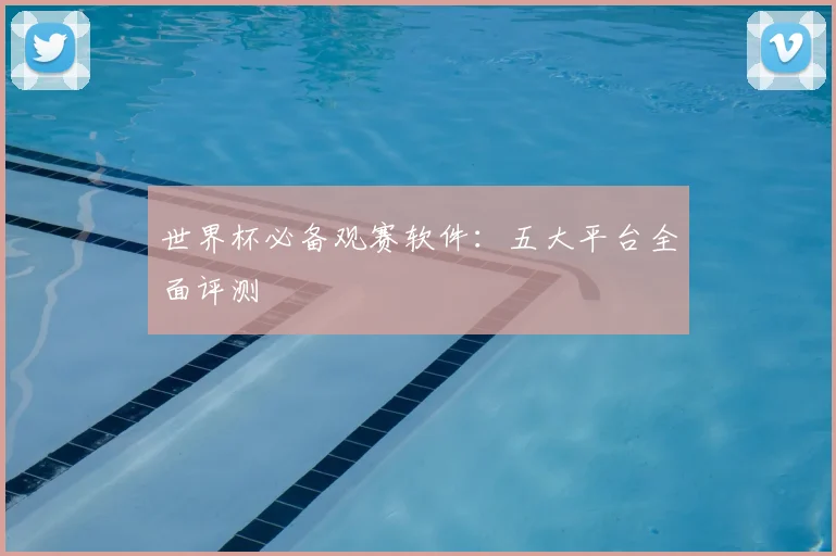 世界杯必备观赛软件：五大平台全面评测